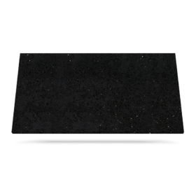 Black mirror svart benkeplate i kvarts til kjøkkenet eller bad
